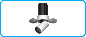 018-AZOOD LED DOWNLIGHT ANTIGLARE ART ROUND TRIMLESS